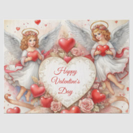 Cherub Angels Valentines Day  薄葉紙