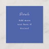 Cherub Cupid Couple Holding Heart Wedding Mini エンクロージャーカード (裏面)