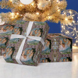 Cherub Love Purs Over the City Christmas ラッピングペーパー