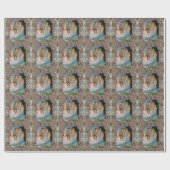 Cherub Love Purs Over the City Christmas ラッピングペーパー (フラット)