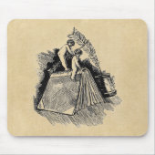 Cherub on 書's Desk マウスパッド (正面)