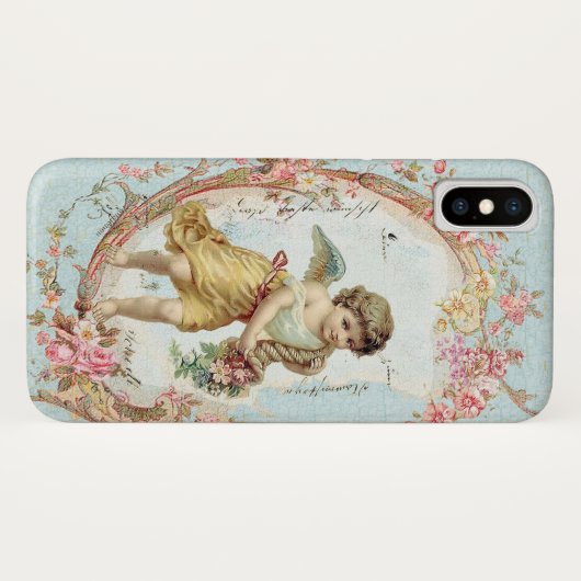 Cherub with Flowers Case-Mate iPhoneケース (裏面(横))