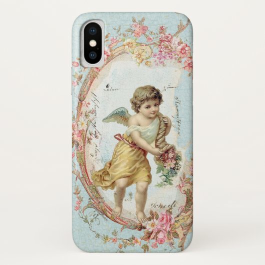 Cherub with Flowers Case-Mate iPhoneケース (裏面)