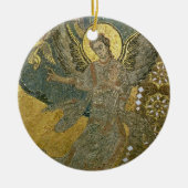 Cherubim著、のために支えられる契約の箱 セラミックオーナメント (正面)