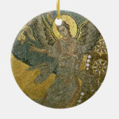 Cherubim著、のために支えられる契約の箱 セラミックオーナメント (裏面)