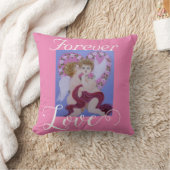 Cherubs装飾用クッション、装飾用クッション16インチx 16インチ クッション (ブランケット)