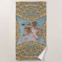 Cherubs at 遊 Baroque Monogram