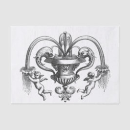 Cherubs Decopageとのヴィンテージ画像 薄葉紙