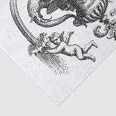 Cherubs Decopageとのヴィンテージ画像 薄葉紙 (詳細)