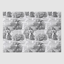 Cherubs in Love Romantic French Toile de Jouy 薄葉紙