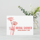 Chervilグラフィックモダンスのブライダルシャワー招待状 招待状 (スタンド正面)
