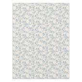 Chery blossom branches in blue and off white テーブルクロス (正面)