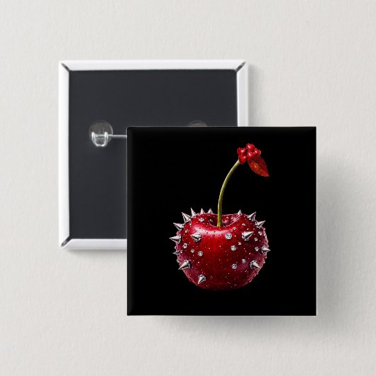 Chery Rock Style Badge 缶バッジ (正面&裏面)