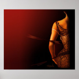 Cheryl Danielsによる砂時計ポスター ポスター