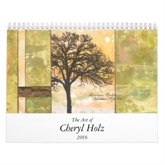 CHERYL HOLZのカレンダー2016年の芸術 カレンダー (カバー)