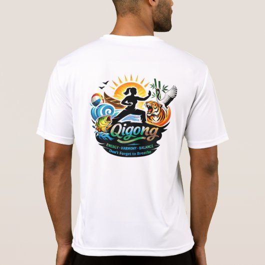 Cheryl Sandvigen QiGong Tシャツ (裏面)