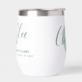 Cherylee name meaning and monogram green text (左面)