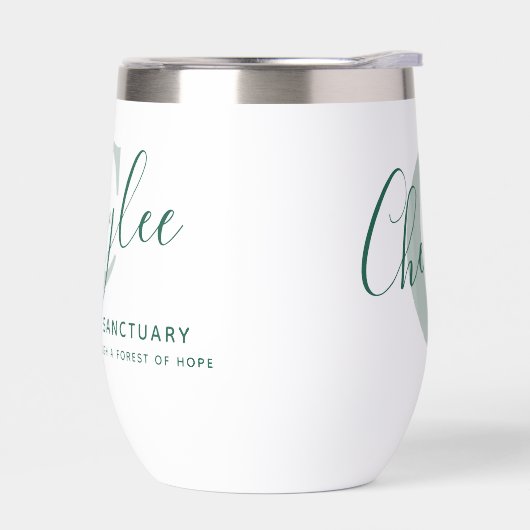 Cherylee name meaning and monogram green text (左面)