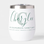 Cherylee name meaning and monogram green text (正面)