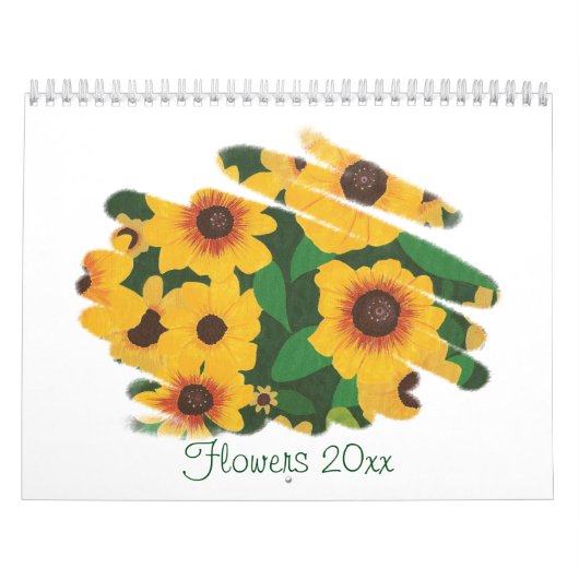 CherylsArt 20xxによる花のアートカレンダー カレンダー (カバー)