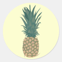 CherylsArt Stickers絵画による新鮮なパイナップルの