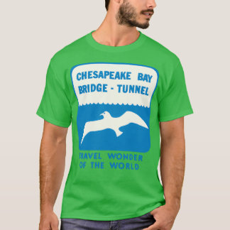 Chesapeake Bay Bridge Tunnel Vintage Travel  Tシャツ