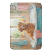 Chesapeake Bay Retriever Bath Time Cozy Bathroom D バスマット (正面縦)