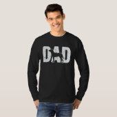 Chesapeake Bay Retriever Dad Father Silhouette Dog Tシャツ (正面フル)