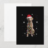 Chesapeake Bay Retriever Dog Christmas Xmas Mom Da 招待状 (正面/裏面)