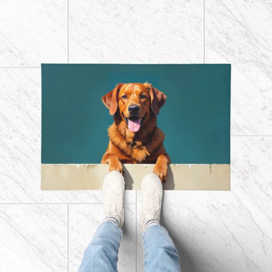 Chesapeake Bay Retriever Doormat Art ドアマット (室内)