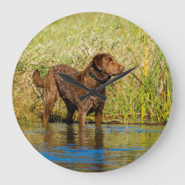 Chesapeake Bay Retriever Hunting Dog Wall Clock ラウンド壁時計