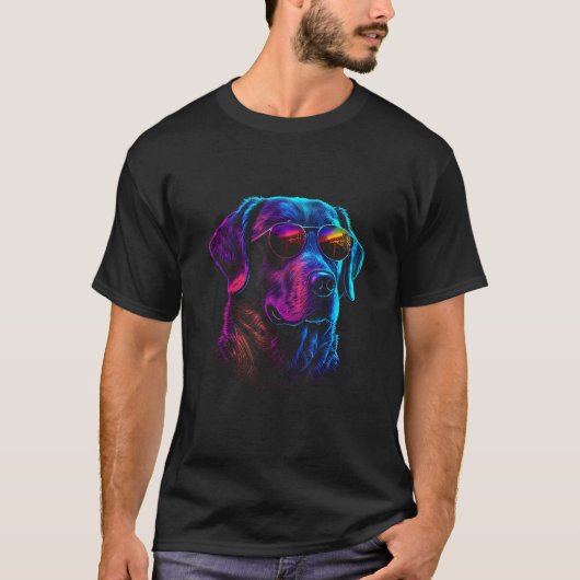 Chesapeake Bay Retriever owner Vaporwave Notorious Tシャツ (正面)