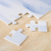 Chesapeake Bay Retriever Winter Lakeside Christmas ジグソーパズル (側面)