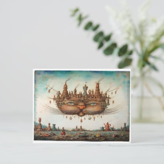 Cheshire Cat ポストカード (スタンド正面)