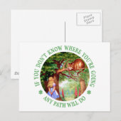 CHESHIRE CAT – 任意のパスで可能 ポストカード (正面/裏面)