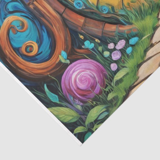 Cheshire Cat #1 - Decopage- 薄葉紙 (詳細)