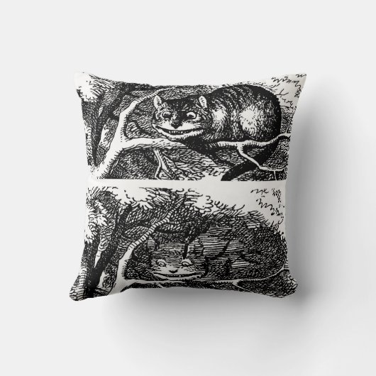 Cheshire cat , Alice's Adventures in Wonderland クッション (裏面)