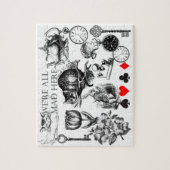 cheshire cat classic alice in wonderland character ジグソーパズル (縦)