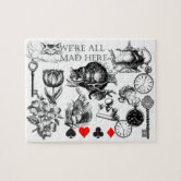 ヴィンテージアリスインワンダーランド ジグソーパズル | Zazzle.co.jp