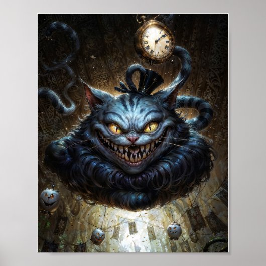 Cheshire Cat Dark Fantasy ポスター (正面)