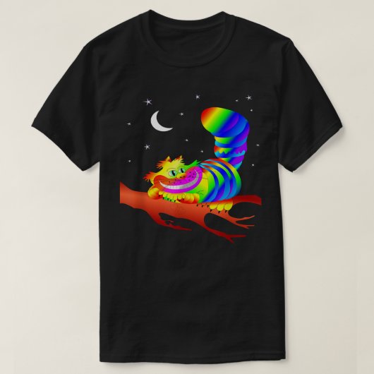 Cheshire Cat Face Grin Clothes Tシャツ (デザイン正面)