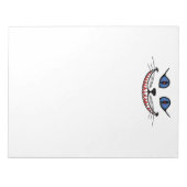 Cheshire Cat Smile  ノートパッド (正面)