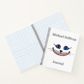 Cheshire Cat Smile  PERSONALIZE ノートブック (内部)