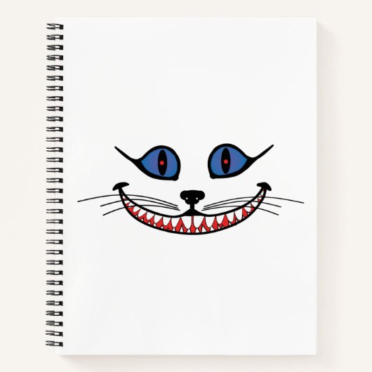 Cheshire Cat Smile  PERSONALIZE ノートブック (正面)