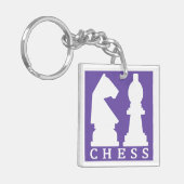CHESSカスタムカラーキーチェーン キーホルダー (正面左)