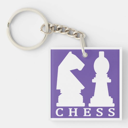 CHESSカスタムカラーキーチェーン キーホルダー (正面)