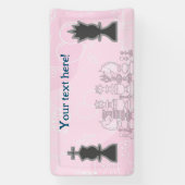 Chessパーティーへようこそ 横断幕 (縦)