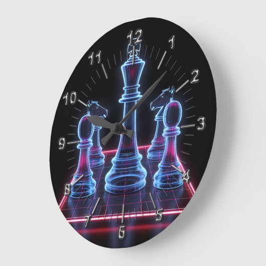 Chess ラージ壁時計 (傾斜)