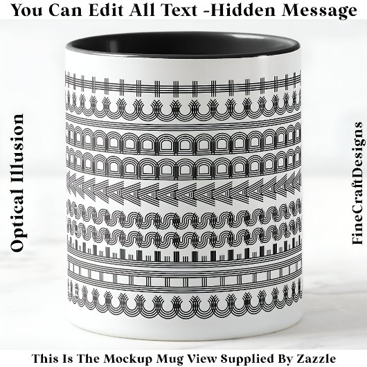 Chess Addict Hidden Message Funny Novelty 111B マグカップ