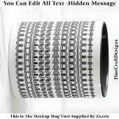 Chess Addict Hidden Message Funny Novelty 111B マグカップ